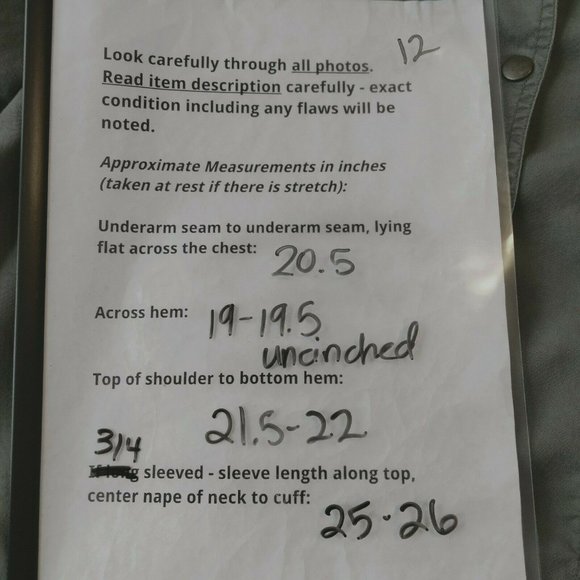 Market & Spruce Light Jacket Shirt Shacket M Olive Green Snap Roll Tab 3/4 Slv - Picture 2 of 11